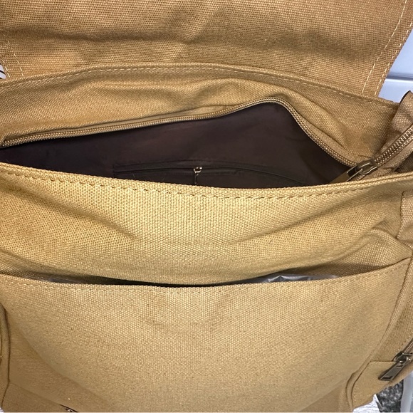 My Neighbor Totoro Khaki Crossbody Messenger Tote Bag Purse Studio Ghibli - Picture 6 of 8